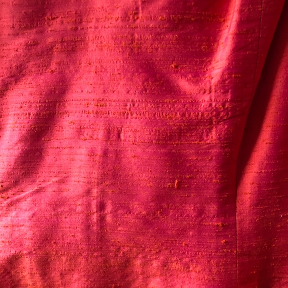 Vintage Raw Silk Blend Geometrie Dresses - Picture 7 of 10